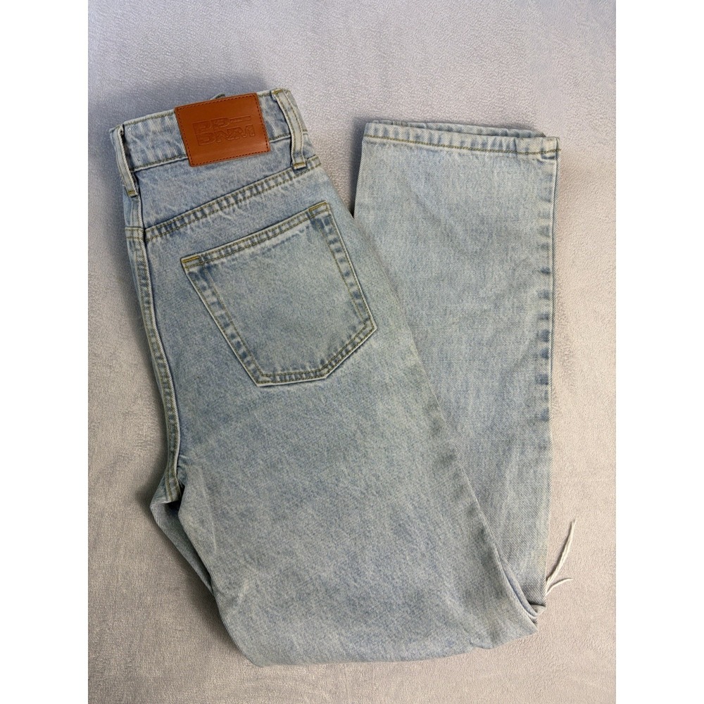 Princess Polly Jeans Womens Sz 4 Staight Leg Distressed Denim See Pics For Flaws
